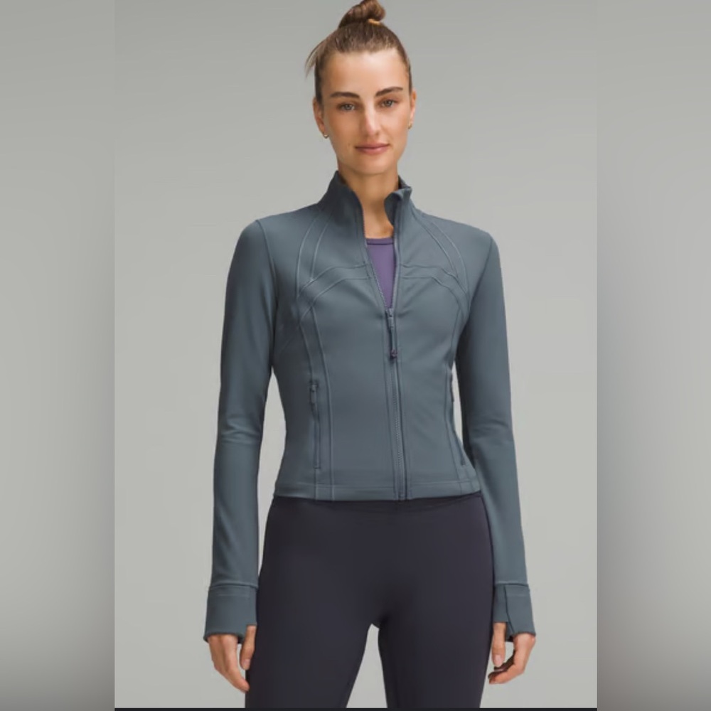 Define Cropped Jacket *Nulu - Oil Grey